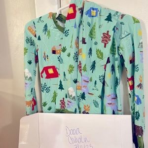 Little sleepies 3t long sleeve and pants happy campers